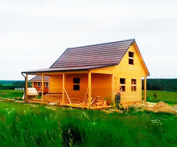 Дом из бруса в Вологде завершено строительство